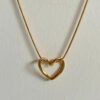 Heart Chain Necklace heart chain necklace
