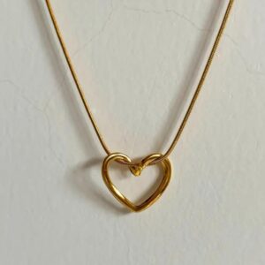 heart chain necklace